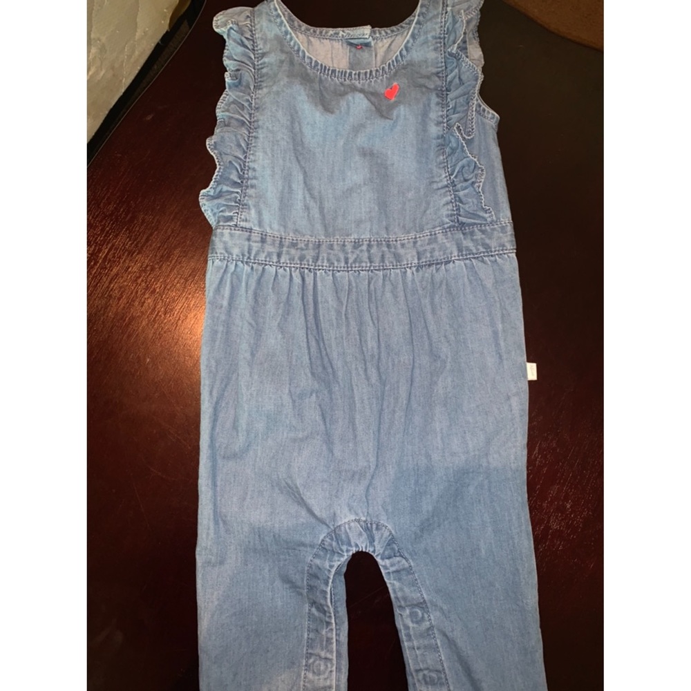 Toddler girl jean one piece